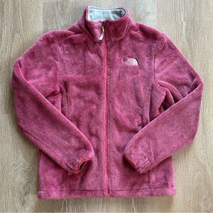 The North Face Pink Zip-up Fleece Jacket